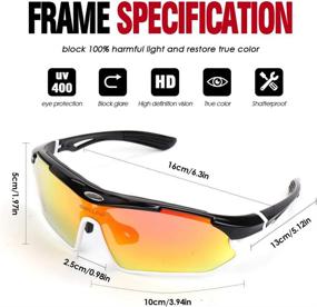 img 2 attached to PiscatorZone Polarized Sunglasses Cycling Unbreakable