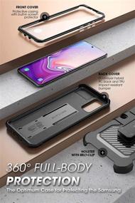 img 1 attached to Samsung Galaxy S20 FE Case (2020 Release): SUPCASE Unicorn Beetle Pro Series 📱 - Full-Body Dual Layer Rugged Holster & Kickstand Case with Built-in Screen Protector (Black)