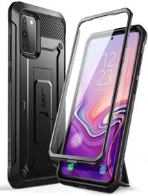 img 4 attached to Samsung Galaxy S20 FE Case (2020 Release): SUPCASE Unicorn Beetle Pro Series 📱 - Full-Body Dual Layer Rugged Holster & Kickstand Case with Built-in Screen Protector (Black)