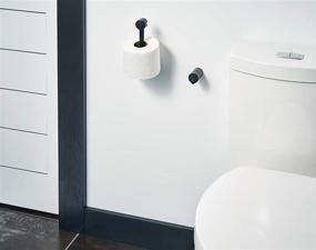 img 3 attached to Moen YB0408BL Align Pivoting Holder: Efficient Bathroom Organization Solution