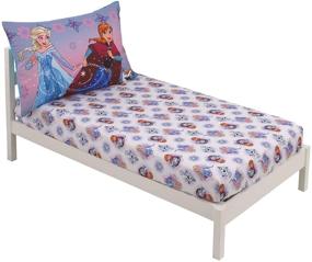 img 2 attached to Dreamy Disney Frozen 2-Piece Toddler Sheet Set: Perfect for Your Little One's Sweetest Slumber