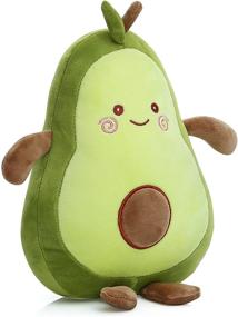 img 4 attached to Niuniu Daddy Avocado Stuffed Animal 11.5 inch Plushie Squishy Snuggle Toy Soft Kawaii Food Shaped Plushie Fruit Series Hugging Pillow for Kids/Toddlers/Teen