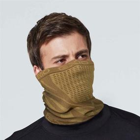 img 3 attached to Warm up your winter style with EXIO ❄️ Winter Warmer Gaiter Balaclava: Men's Must-Have Accessories and Scarves
