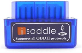 img 3 attached to 🔧 iSaddle Super Mini OBD2 OBDII Сканер: Проверка индикатора Check Engine Light & CAN-Bus Диагностический инструмент для приложений Windows & Android Torque (синего цвета)