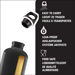 img 2 attached to 🚀 Sleek SIGG Aluminum Traveller Water Bottle (1.0 L), Black - Lightweight, Reusable, Leak Proof & BPA-Free: Perfect Travel Companion