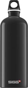 img 4 attached to 🚀 Sleek SIGG Aluminum Traveller Water Bottle (1.0 L), Black - Lightweight, Reusable, Leak Proof & BPA-Free: Perfect Travel Companion