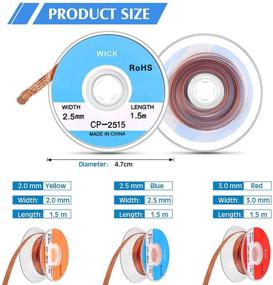 img 3 attached to Pieces Solder Wick Braid Desoldering