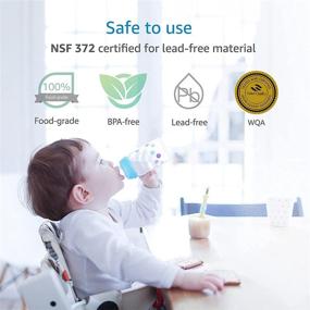 img 1 attached to 💧 AQUA CREST I2000 2 Under Sink Water Filter - NSF/ANSI 42 Certified - Replacement Cartridge for Everpure i2000, MC2, ESO7, MH2, EV9612-22, EV9612-56, EV9607-25, EV9613-21