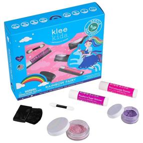 img 3 attached to 🌈 Органический набор для макияжа феи радуги | Набор натуральной минеральной косметики для детей Klee Kids - Luna Star Naturals