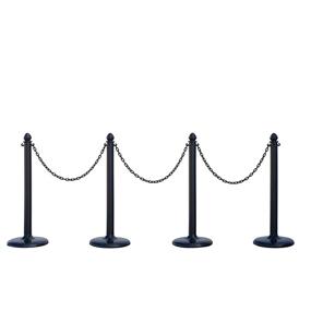 img 4 attached to 🚧 Enhance Safety and Crowd Control with the Plastic Safety Stanchion Barrier C Hook