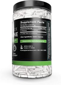 img 1 attached to 💪 Premium L-Glutamine Capsules – 100% Pure, 730 Caps – 1-Year Supply, No Magnesium or Rice Fillers, Non-GMO, Gluten-Free – Made in USA, Potent & Naturally-Sourced Amino Acid Supplement with Zero Additives