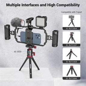 img 2 attached to Enhance your Mobile Filming 🎥 with SmallRig Universal Handheld Video Rig Kit