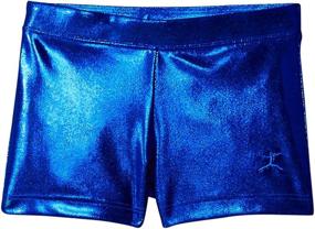 img 1 attached to Danskin Girls' Gymnastics Short: Comfort and Performance in One Stylish Piece