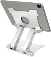 📱 kabcon quality tablet stand: adjustable eye-level aluminum holder for 13.5-in tablets - surface, ipad, galaxy tabs, kindle fire & more logo