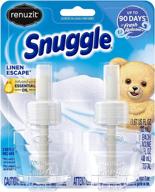 🌸 renuzit snuggle scented oil refill pack for plugin air fresheners, 0.67 fl oz (set of 2) logo