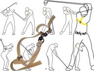 🏌️ jul swing inducer for golf and tennis: enhance body swing, inside out technique, avoid hasty downswing logo