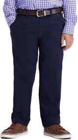 img 3 attached to 👖 Premium Sustainable Chino Clothing for Boys - Haggar Little Regular Collection