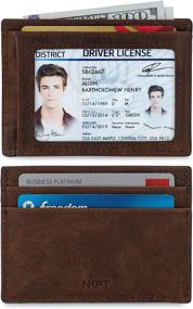 img 3 attached to NKPT Premium Leather Holder Wallet: Stylish 👔 Men's Accessories for Wallets, Card Cases & Money Organizers