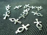 🔑 np supplies set of 12 ankh egyptian cross charms pendants 8x16mm (ns105) - enhanced for seo logo