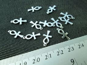 img 1 attached to 🔑 Np Supplies Set of 12 Ankh Egyptian Cross Charms Pendants 8x16mm (NS105) - Enhanced for SEO