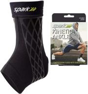 🏃 enhanced spark kinetic ankle sleeve compression for optimal performance logo