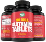 💊 raw barrel glutamine tablets: pure, non-gmo, natural ingredients - 120 pills, 1000mg - amino acid supplement logo