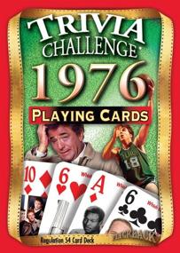 img 1 attached to 🃏 1976 Trivia Challenge Playing Cards: The Perfect Birthday Gift for History Buffs!