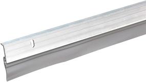 img 3 attached to 🚪 Frost King A59/36H Silver Premium Aluminum & Vinyl Door Sweep - 1-5/8" x 36" - Enhanced SEO-friendly Description