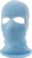 🧣 warm knitted full face cover ski mask - the ultimate balaclava for outdoor sports logo