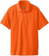 👕 boys' short sleeve pique polo by dickies logo