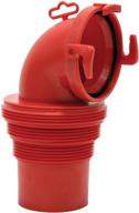 🚽 valterra f02-3112 ez coupler 90° bayonet sewer fitting, red - efficient waste disposal solution logo