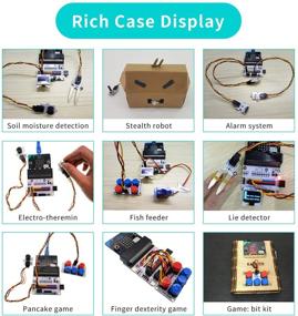 img 2 attached to 🛠️ Elecfreaks MicroBit Tinker Kit для детей: 35 проектов STEM, DIY программирование с базовыми электронными модулями и учебником - Набор стартера с сенсорами (Micro:bit не включен)