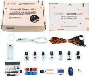 img 4 attached to 🛠️ Elecfreaks MicroBit Tinker Kit для детей: 35 проектов STEM, DIY программирование с базовыми электронными модулями и учебником - Набор стартера с сенсорами (Micro:bit не включен)