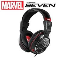 🎧 marvel ear force seven gaming headset by turtle beach logo