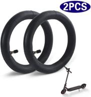 lotfancy 8.5 inch inner tube for xiaomi m365 electric scooter, 8-1/2x2 inflatable tire tube - 2 pack with straight valve stem logo