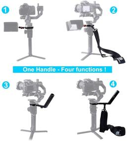 img 1 attached to 🔧 DF DIGITALFOTO Terminator Hang Strap Mounting Clamp Accessories for Moza Air 2 and Crane 2 Gimbal, Enhancing Your ZHIYUN WEEBILL LAB Crane 3 Setup Design