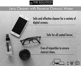 img 3 attached to 🔍 The Solution Lens Cleaner Spray: Pack of 2-2oz Alcohol Free Eyeglass Lens Cleaning Spray for Glasses, Lens, Screens – Effective, Streak-free Cleaning