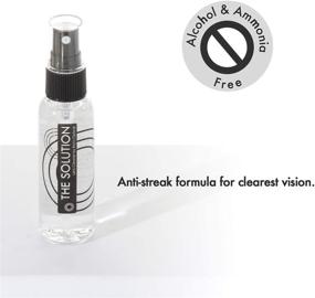 img 1 attached to 🔍 The Solution Lens Cleaner Spray: Pack of 2-2oz Alcohol Free Eyeglass Lens Cleaning Spray for Glasses, Lens, Screens – Effective, Streak-free Cleaning