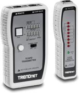 🔌 trendnet network cable tester, ethernet/usb & bnc cables tester, accurately testing pin configurations up to 300m (984 ft), model tc-nt2 logo