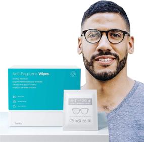 img 4 attached to 🧼 32 Individually Wrapped Anti-Fog Lens Wipes - Ideal for Eyeglasses, Tablets, Camera Lenses, Screens, Swim Goggles, and Delicate Surfaces