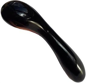 img 1 attached to 💎 8.4 inch (21 cm) Long Gemstone Wand Massager with Curved Shaft - Ideal for Deep Tissue & Trigger Point Massages for Shoulder, Neck, Back - Suitable for Crystal Healing, Meditation, Reiki