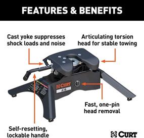 img 2 attached to 🚚 CURT 16120 A16 5th колесо прицеп - оценено в 16 000 фунтов: выдающееся буксировочное исполнение