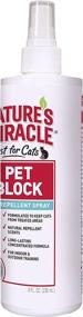 img 1 attached to Nature's Miracle Cat Repellent Spray - Pet Block, 8-Ounce