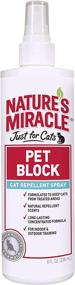 img 4 attached to Nature's Miracle Cat Repellent Spray - Pet Block, 8-Ounce