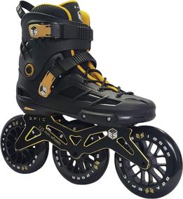 img 3 attached to Unleash Speed and Performance with Epic Skates 125mm Engage 3-Wheel Inline Speed Skates