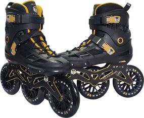 img 2 attached to Unleash Speed and Performance with Epic Skates 125mm Engage 3-Wheel Inline Speed Skates