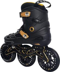 img 1 attached to Unleash Speed and Performance with Epic Skates 125mm Engage 3-Wheel Inline Speed Skates