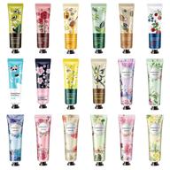 🎁 18-packs hand cream gift set for dry cracked hands & working hands - natural plant fragrance, moisturizing hand cream, travel size with aloe & vitamin e for men and women logo