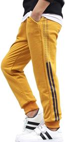 img 4 attached to 🏻 LittleXin Boys' Casual Sports Sweatpants Trousers: Comfortable and Stylish Pants for Active Kids