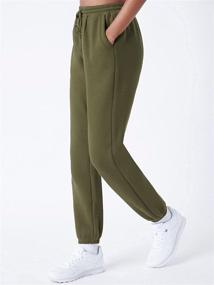 img 2 attached to MakeMeChic Womens Drawstring Sweatpants Casual Sports & Fitness in Running